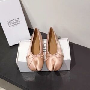 Maison Martin Margiela Blush Pink Tabi Ballet Flats